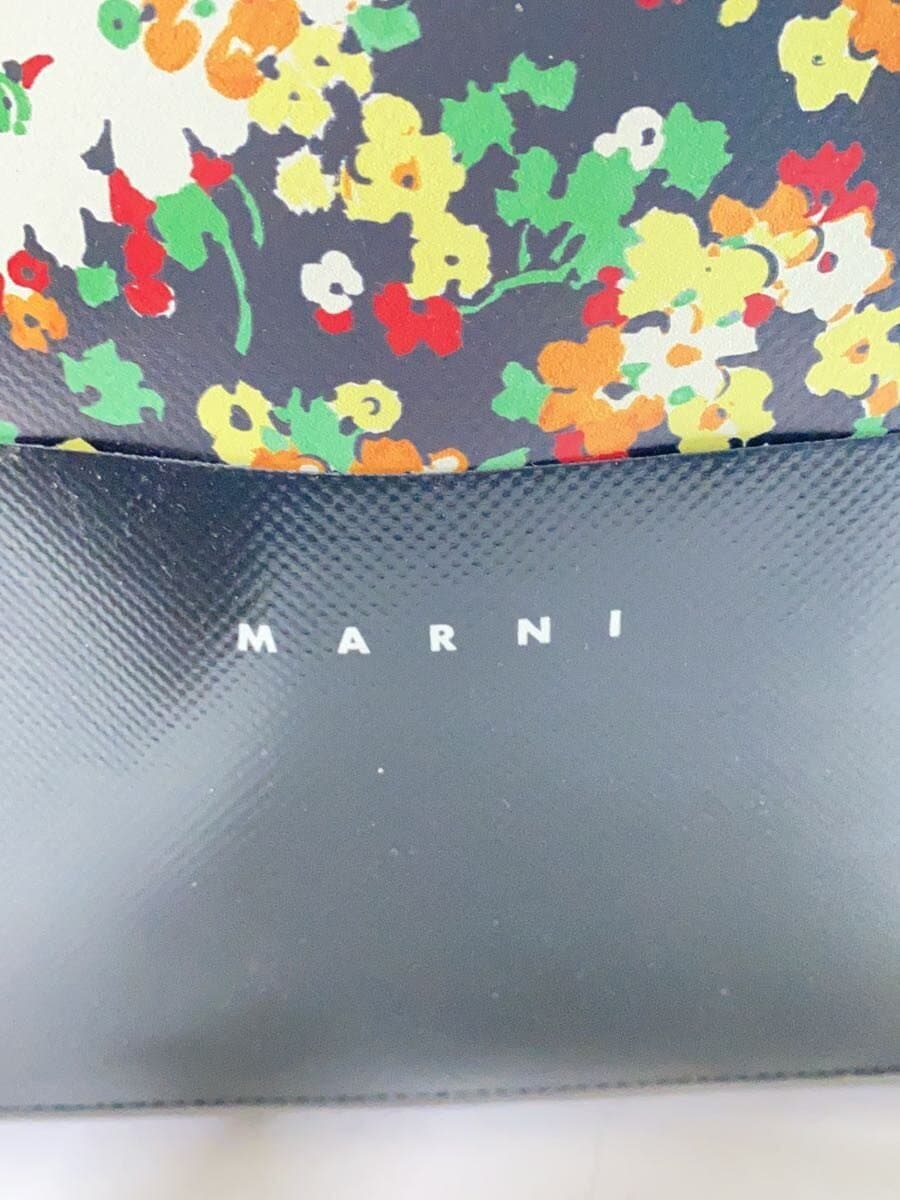 MARNI Tote Bag BLK Floral 5