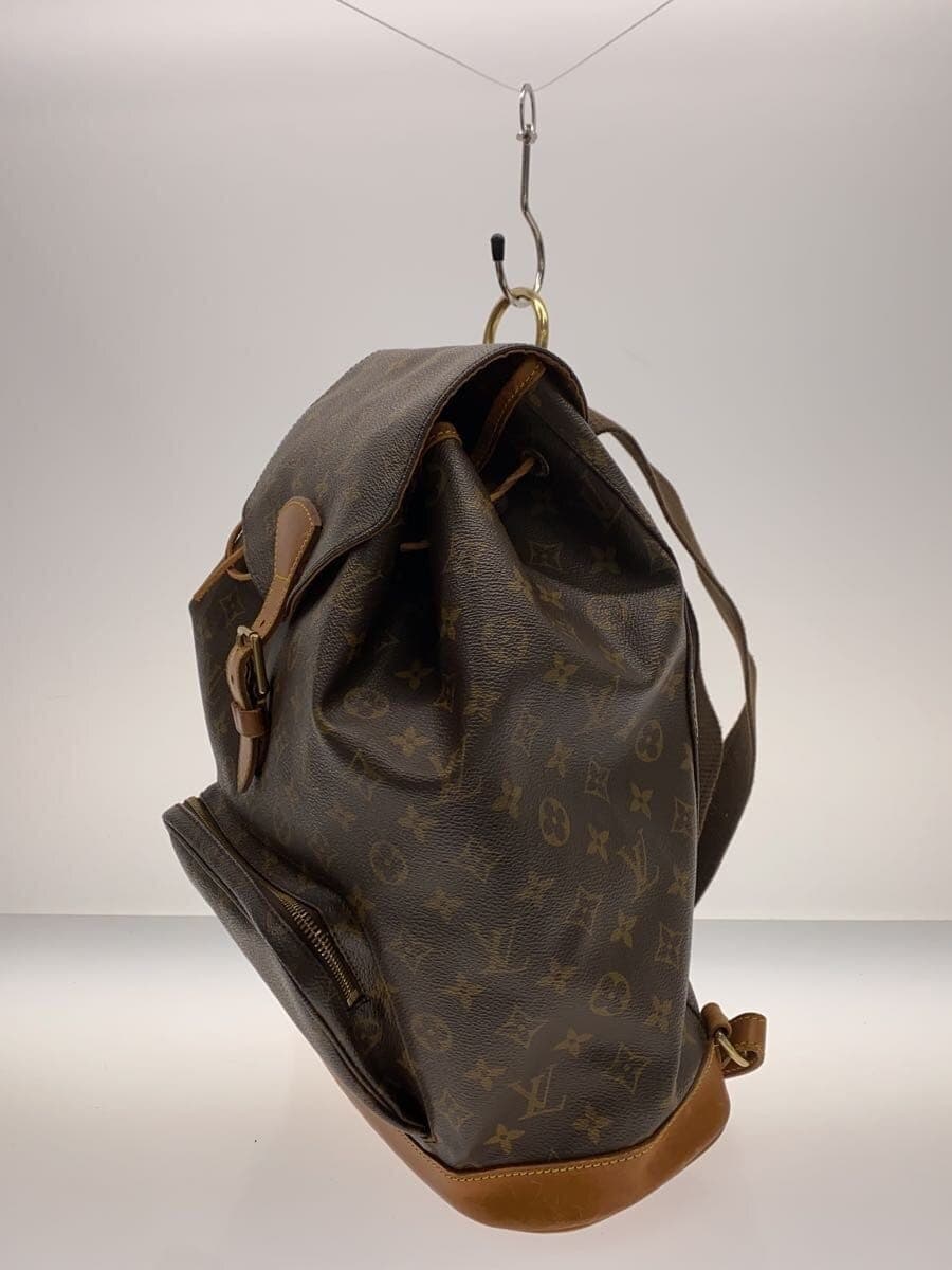 LOUIS VUITTON Montsouris _Monogram Canvas PVC BRW 2