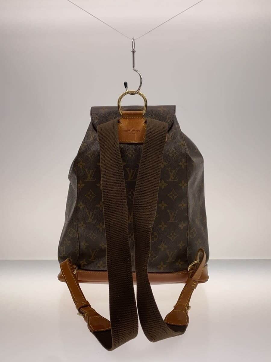 LOUIS VUITTON Montsouris _Monogram Canvas PVC BRW 3