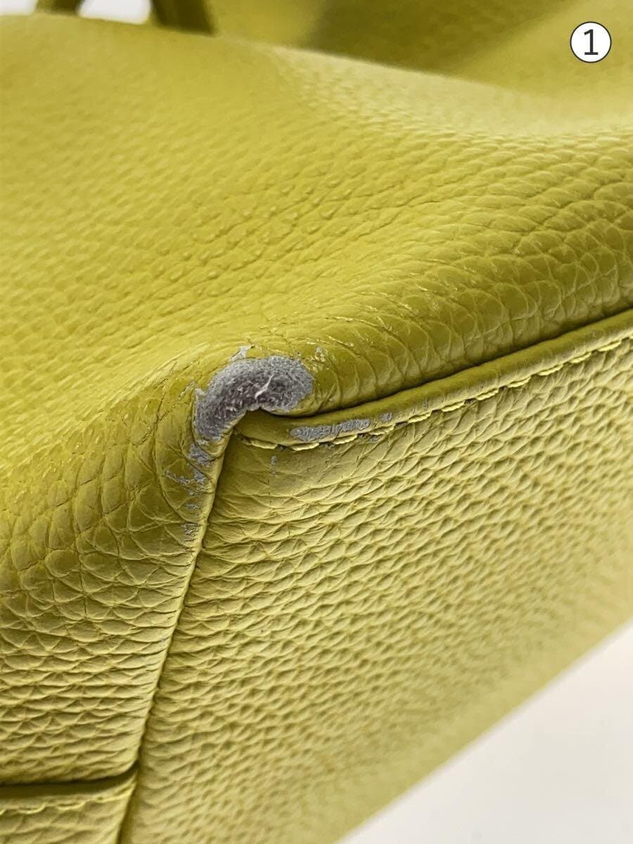 VASIC Handbag Leather YLW Solid 6