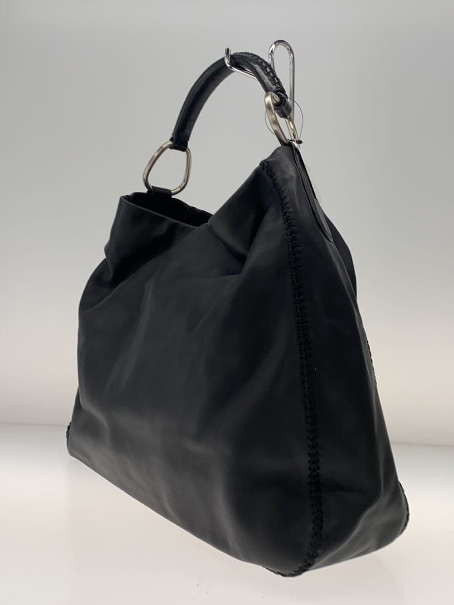 SAZABY Handbag Leather BLK Solid 2