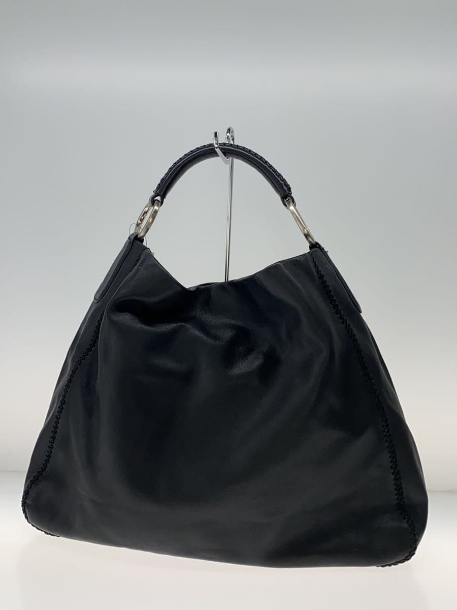 SAZABY Handbag Leather BLK Solid 3