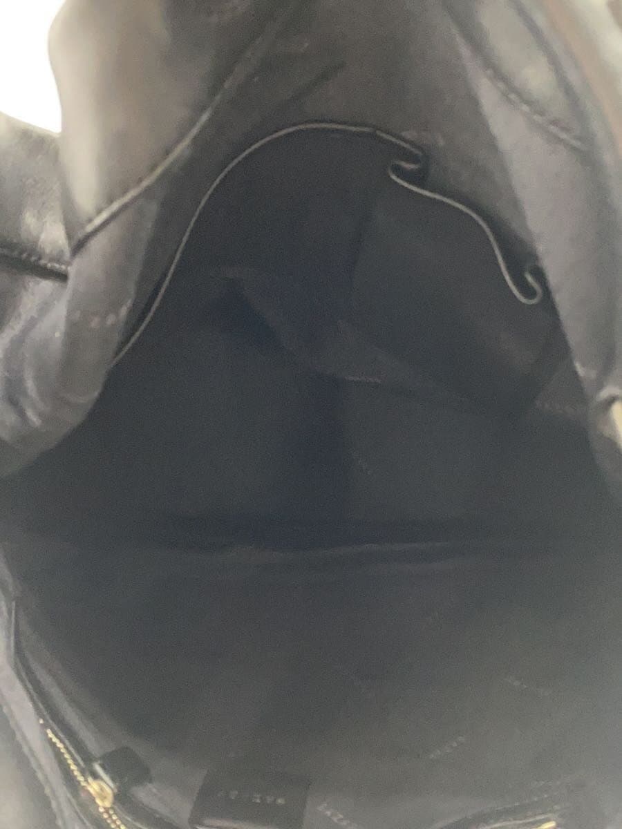 SAZABY Handbag Leather BLK Solid 6