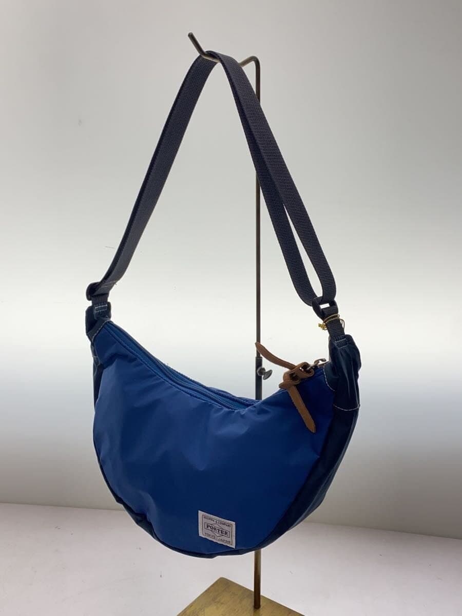 PORTER Shoulder Bag Nylon BLU Solid 2