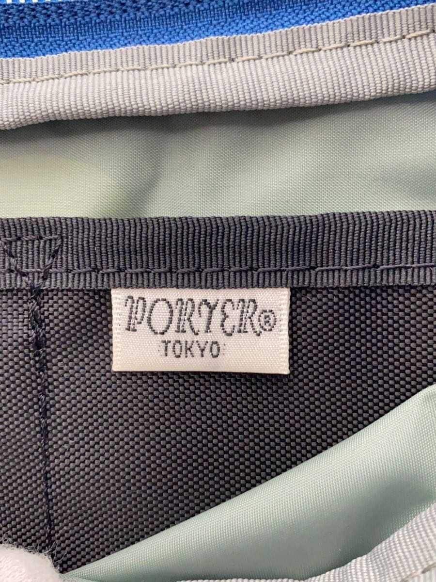 PORTER Shoulder Bag Nylon BLU Solid 5