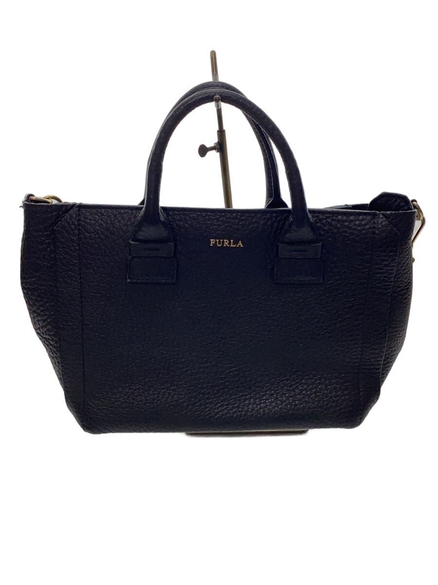 FURLA Shoulder Bag Leather BLK