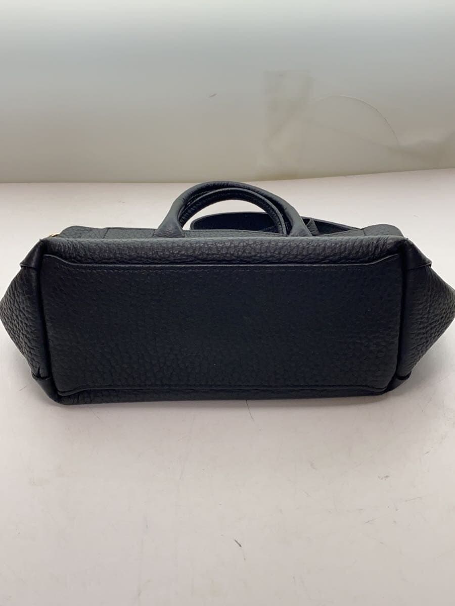 FURLA Shoulder Bag Leather BLK 4