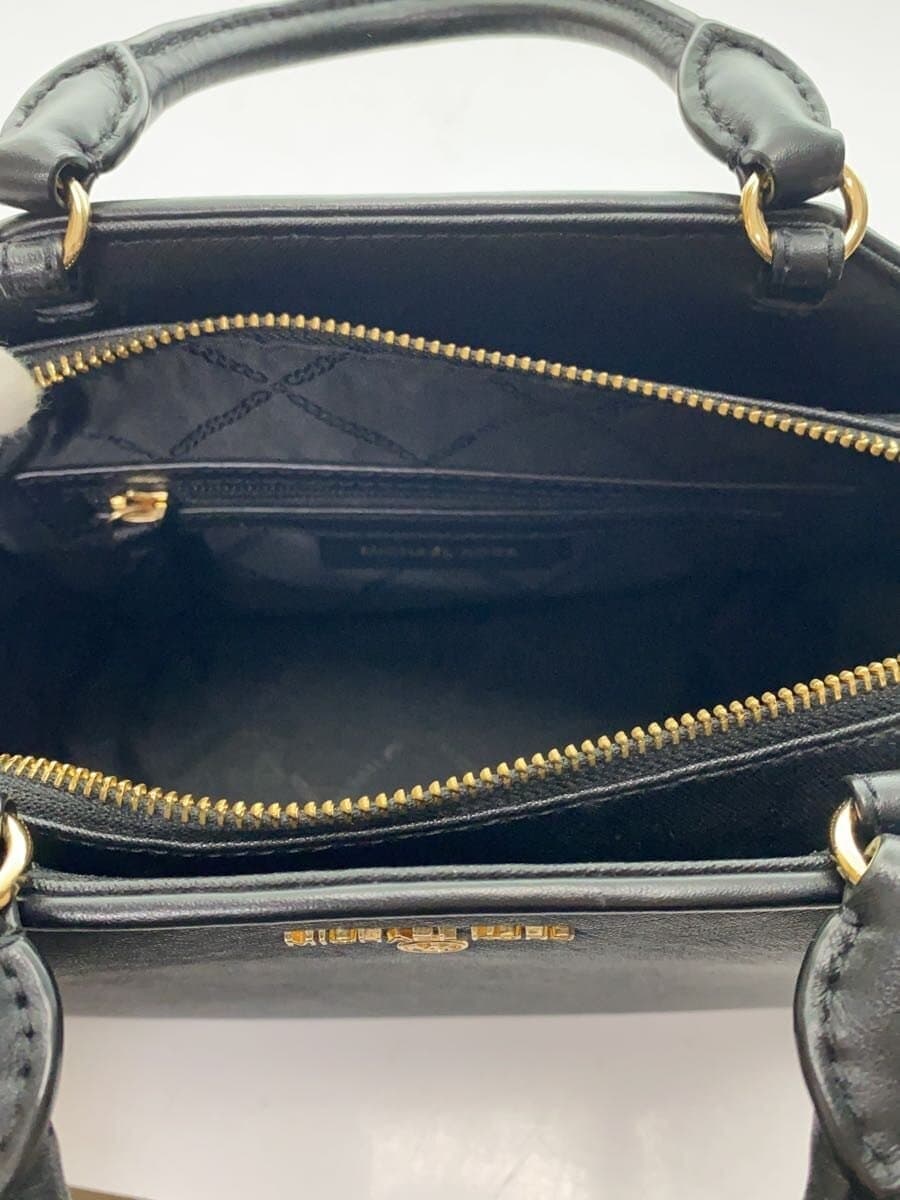 MICHAEL KORS Shoulder Bag Leather BLK AC-2106 6