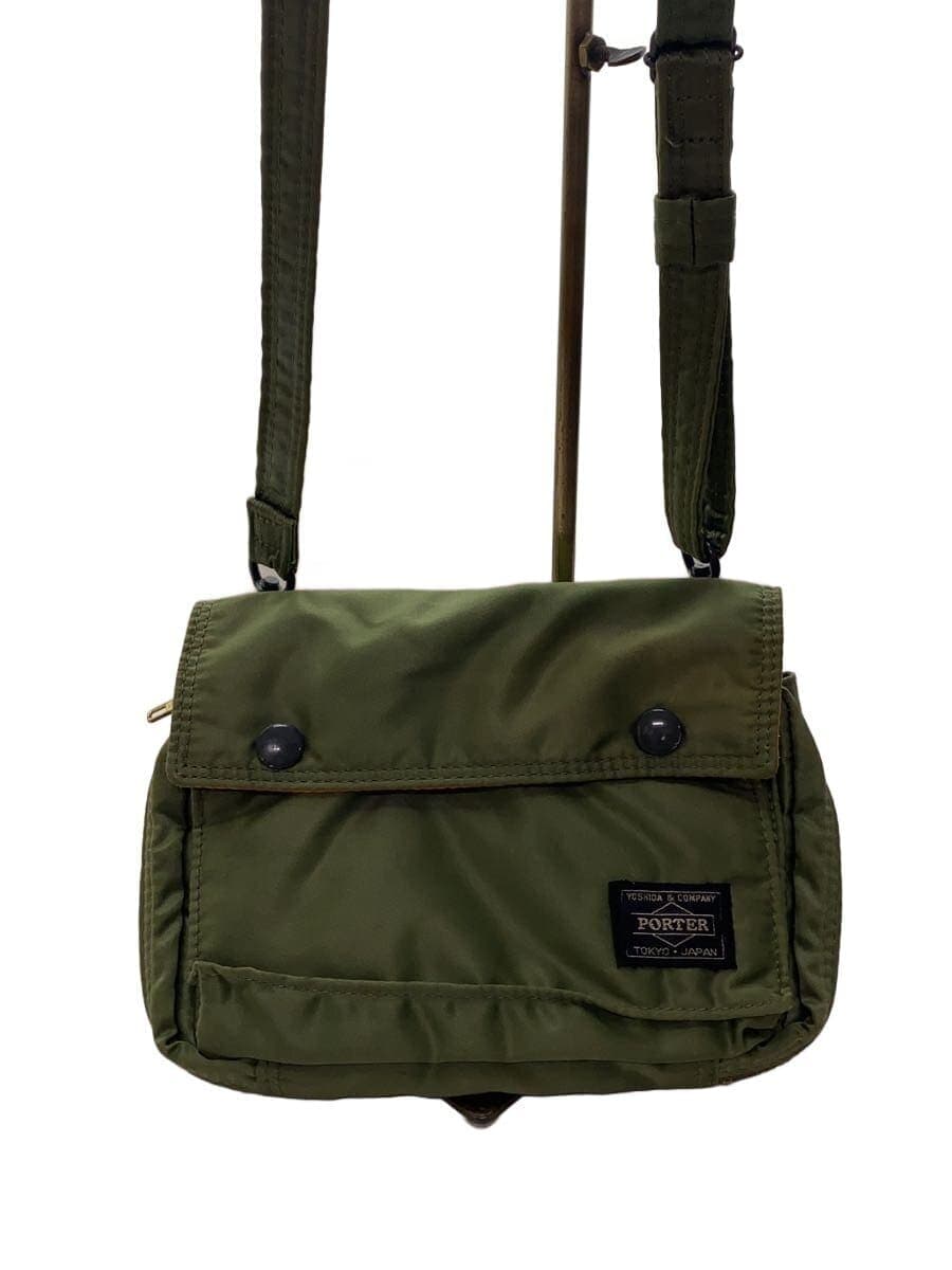 PORTER shoulder bag -- KHK solid color