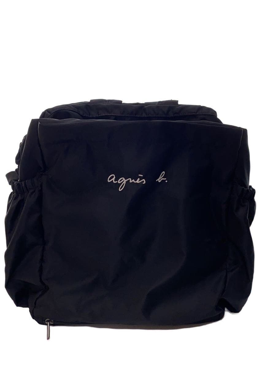 agnes b. backpack -- BLK plain