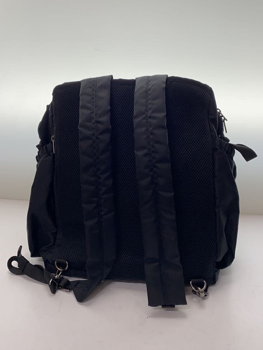 agnes b. backpack -- BLK plain 3
