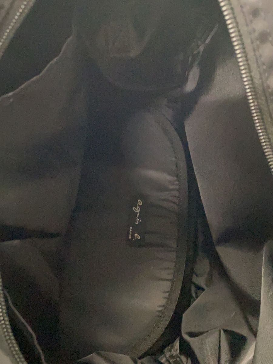 agnes b. backpack -- BLK plain 6