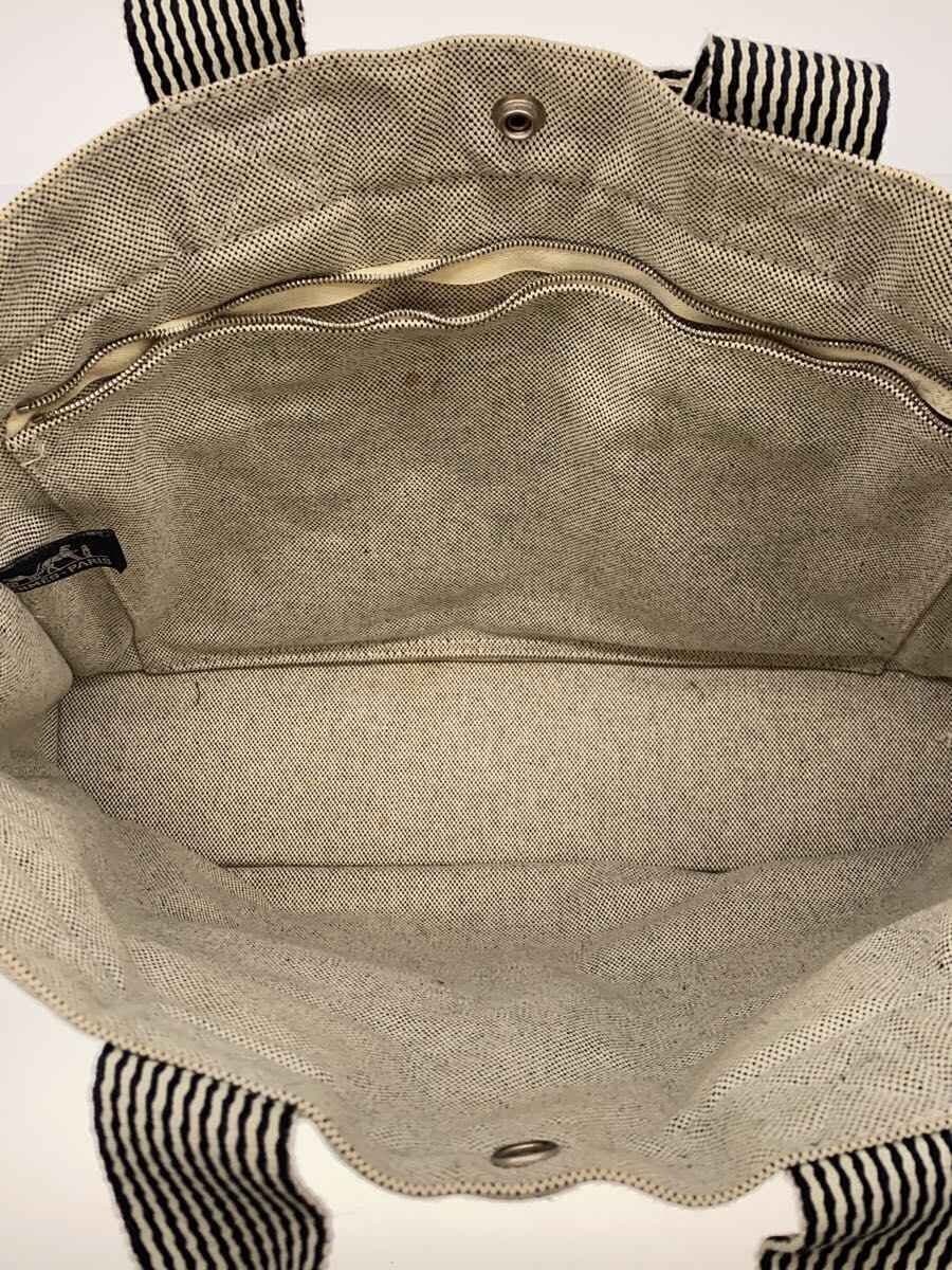 HERMES Tote Bag Cotton GRY Consider Condition 6