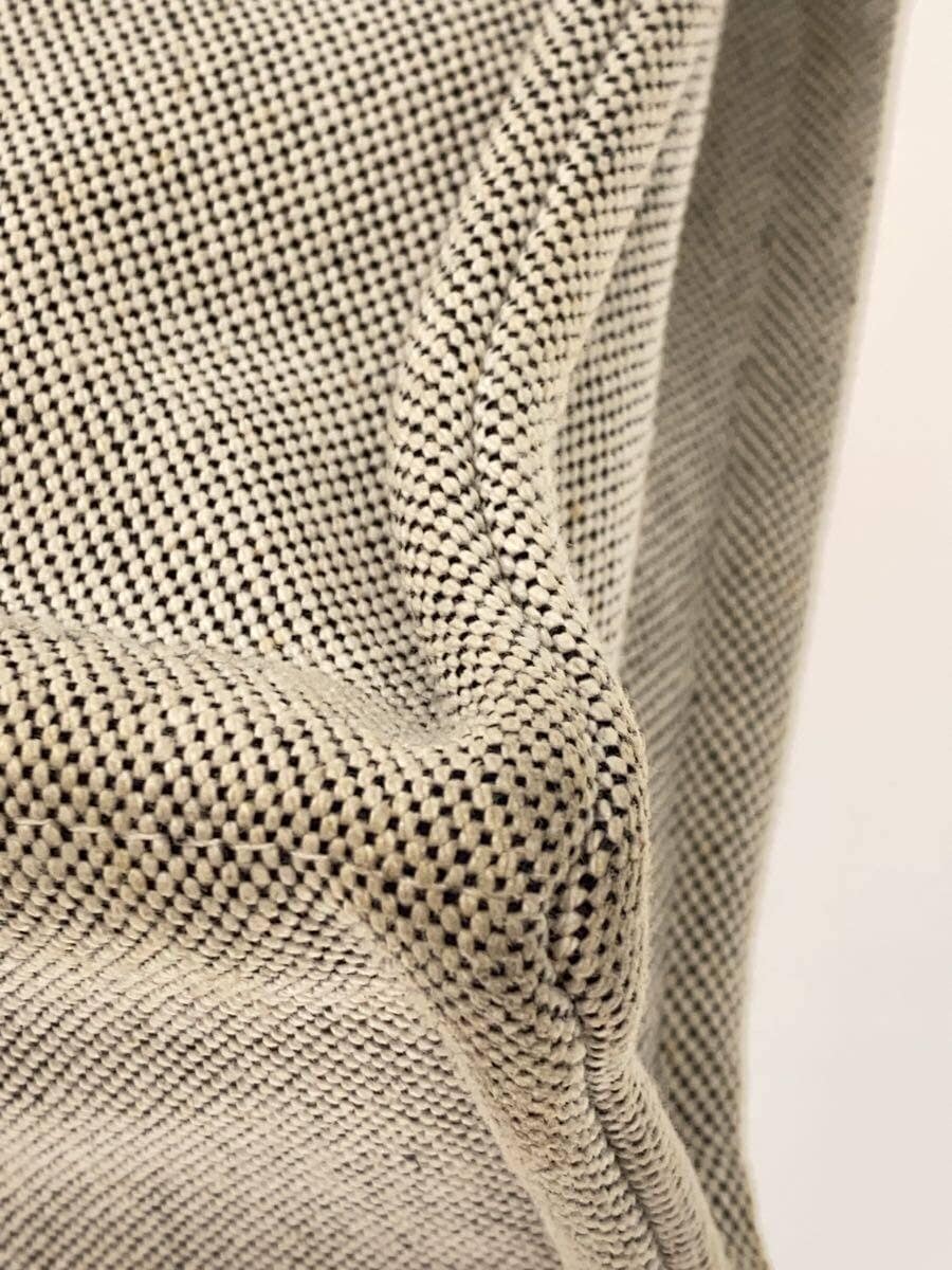 HERMES Tote Bag Cotton GRY Consider Condition 8