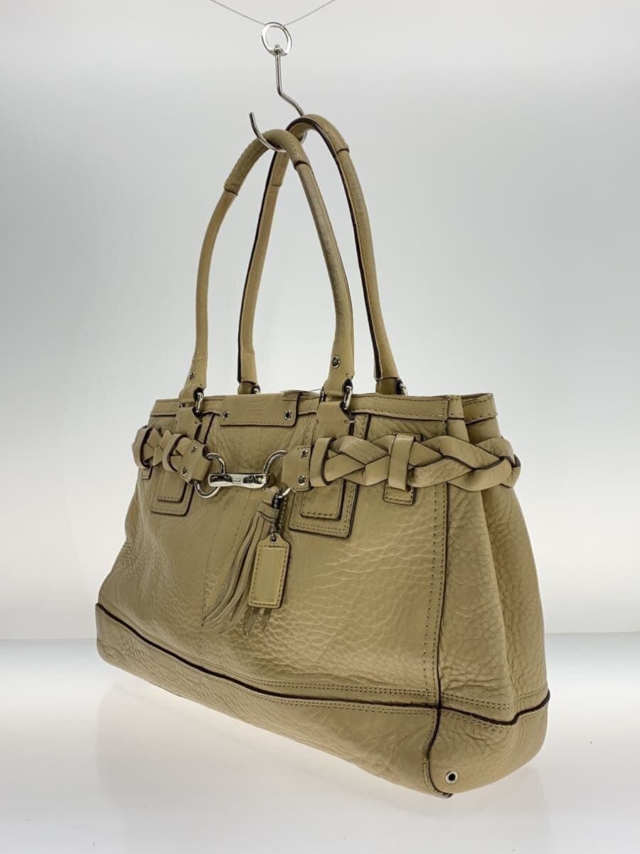 COACH Tote Bag Leather CRM F13087 2