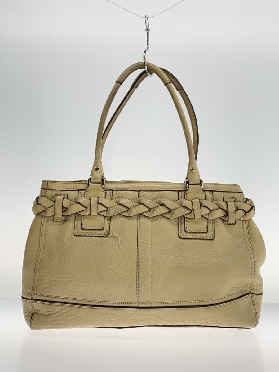 COACH Tote Bag Leather CRM F13087 3