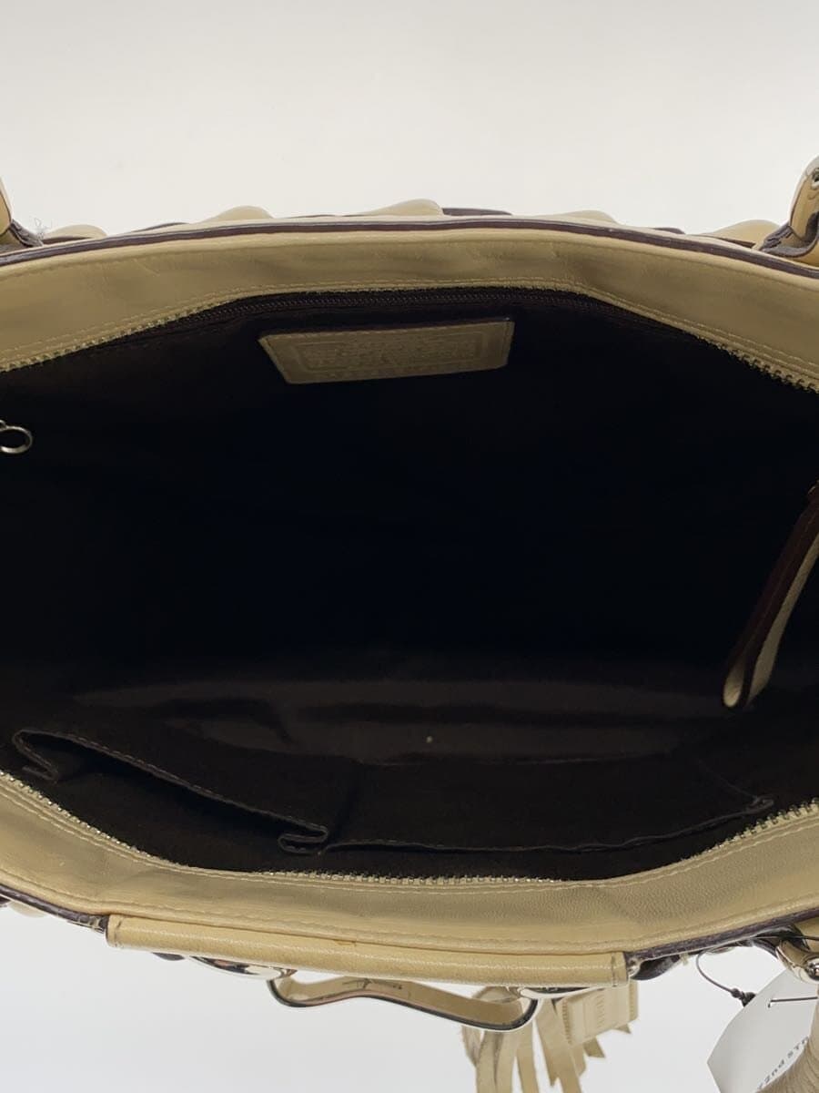 COACH Tote Bag Leather CRM F13087 6