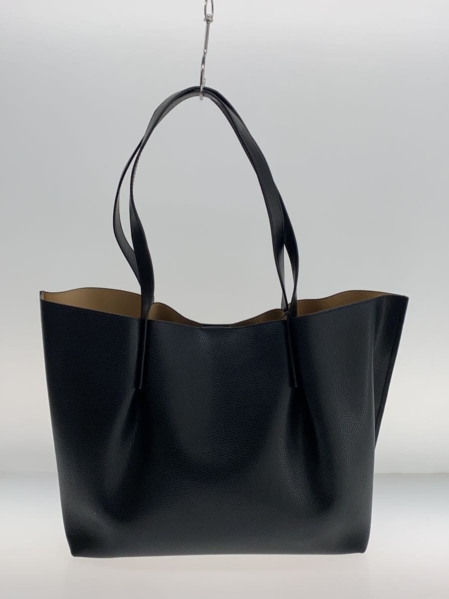 MICHAEL KORS Tote Bag Leather BLK Solid NB-2404 3