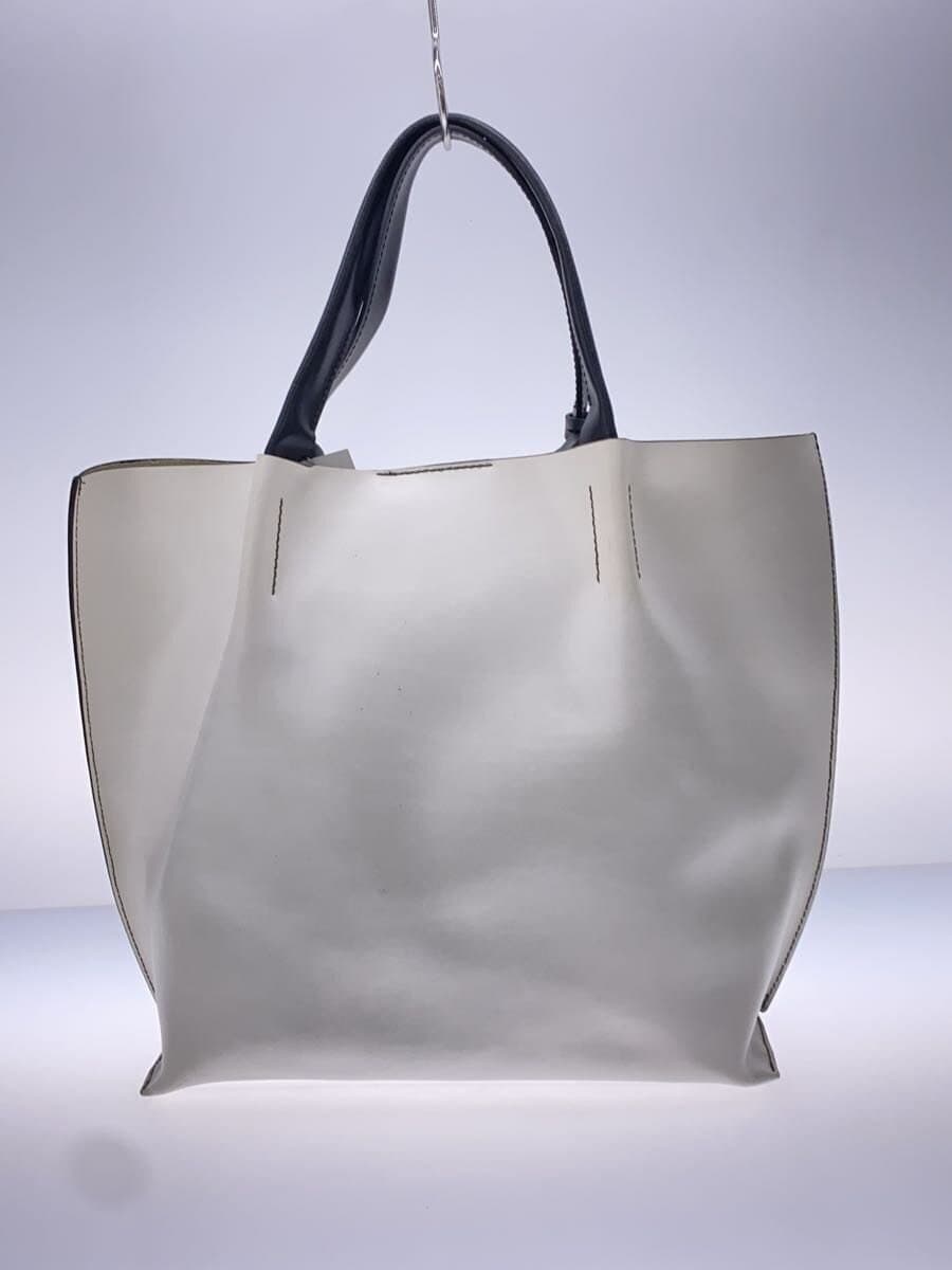 GIANNI CHIARINI Tote Bag Leather WHT 3