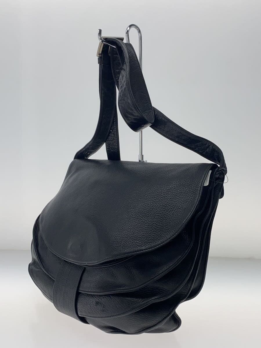 michiamo Shoulder Bag Leather BLK 2