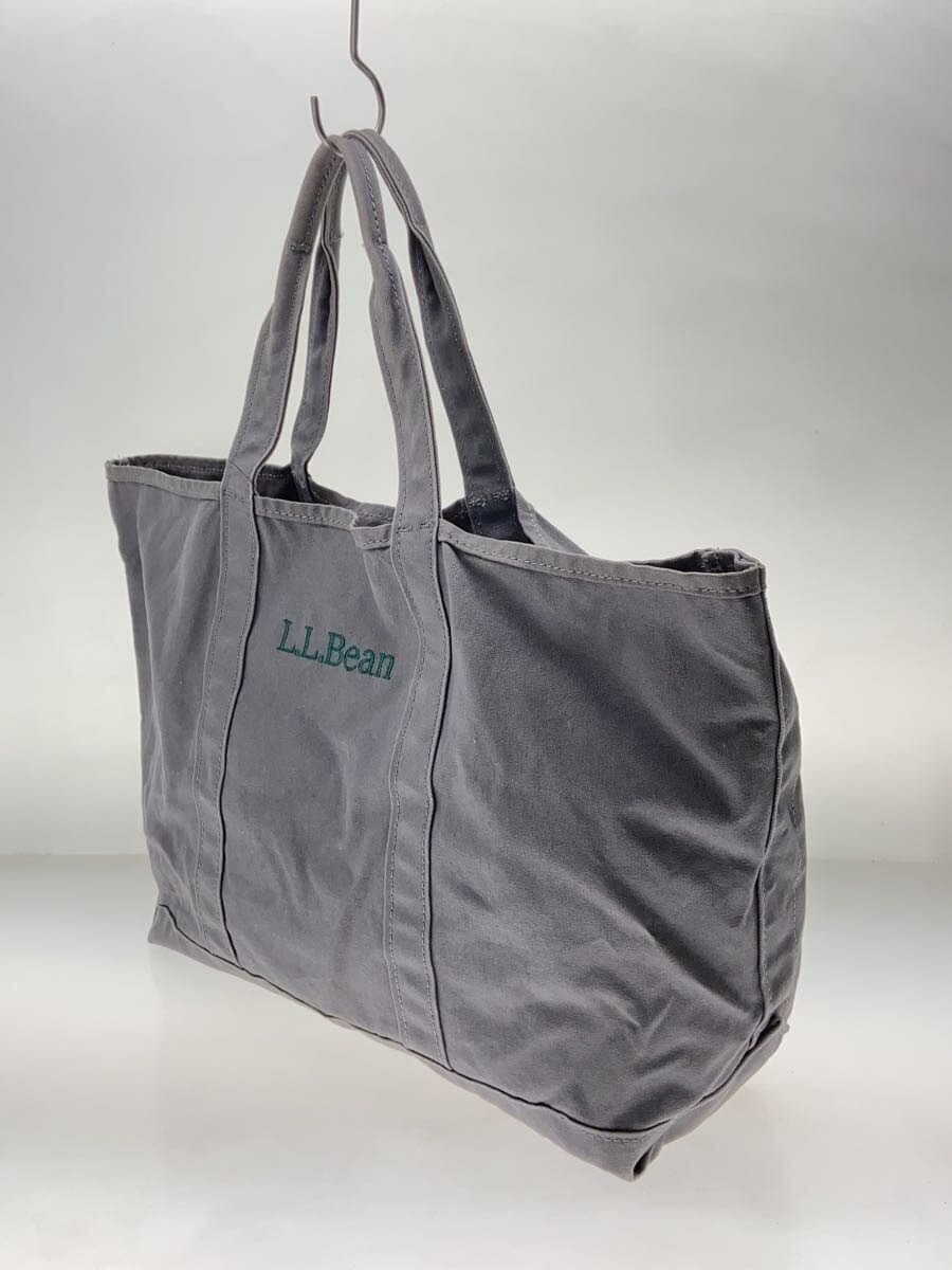 L.L.Bean Tote Bag Cotton GRY 2