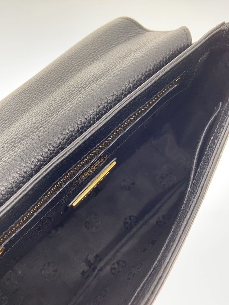 TORY BURCH Shoulder Bag Leather BLK 6