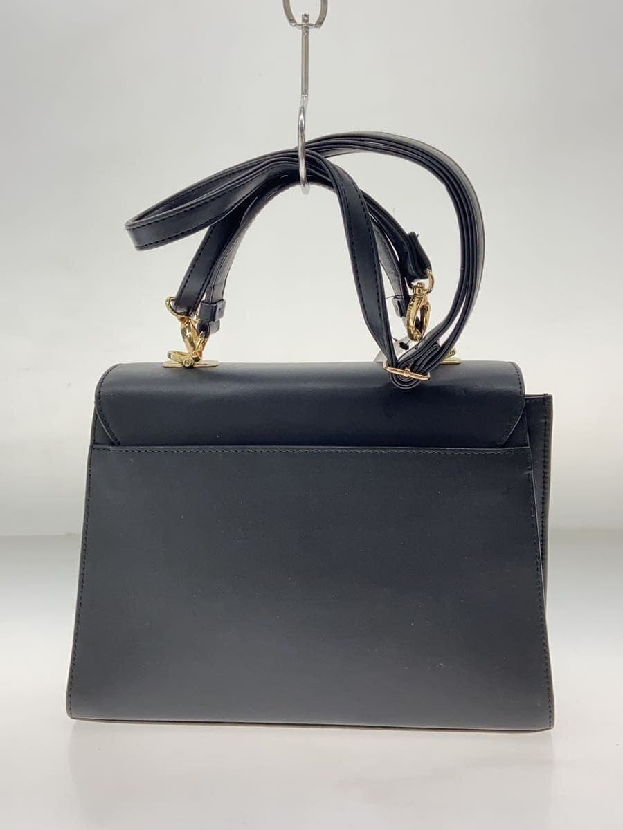 FURLA Shoulder Bag Leather BLK 3