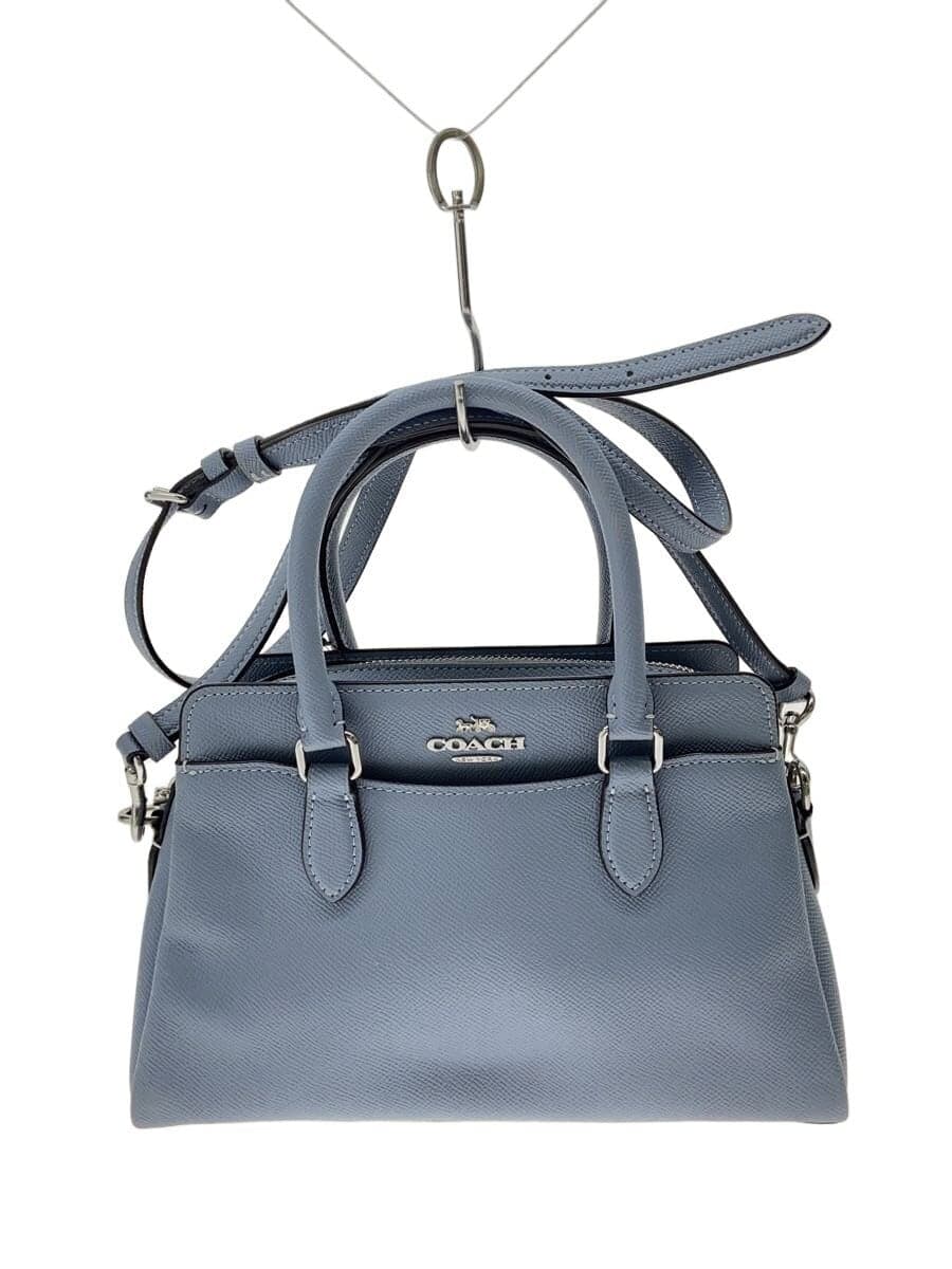 COACH Handbag Leather BLU H2379-CH297