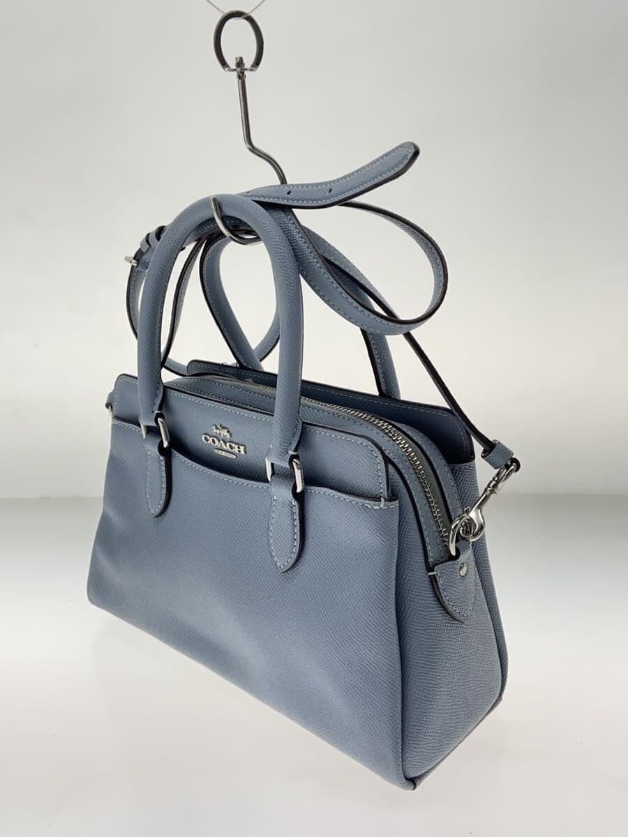 COACH Handbag Leather BLU H2379-CH297 2