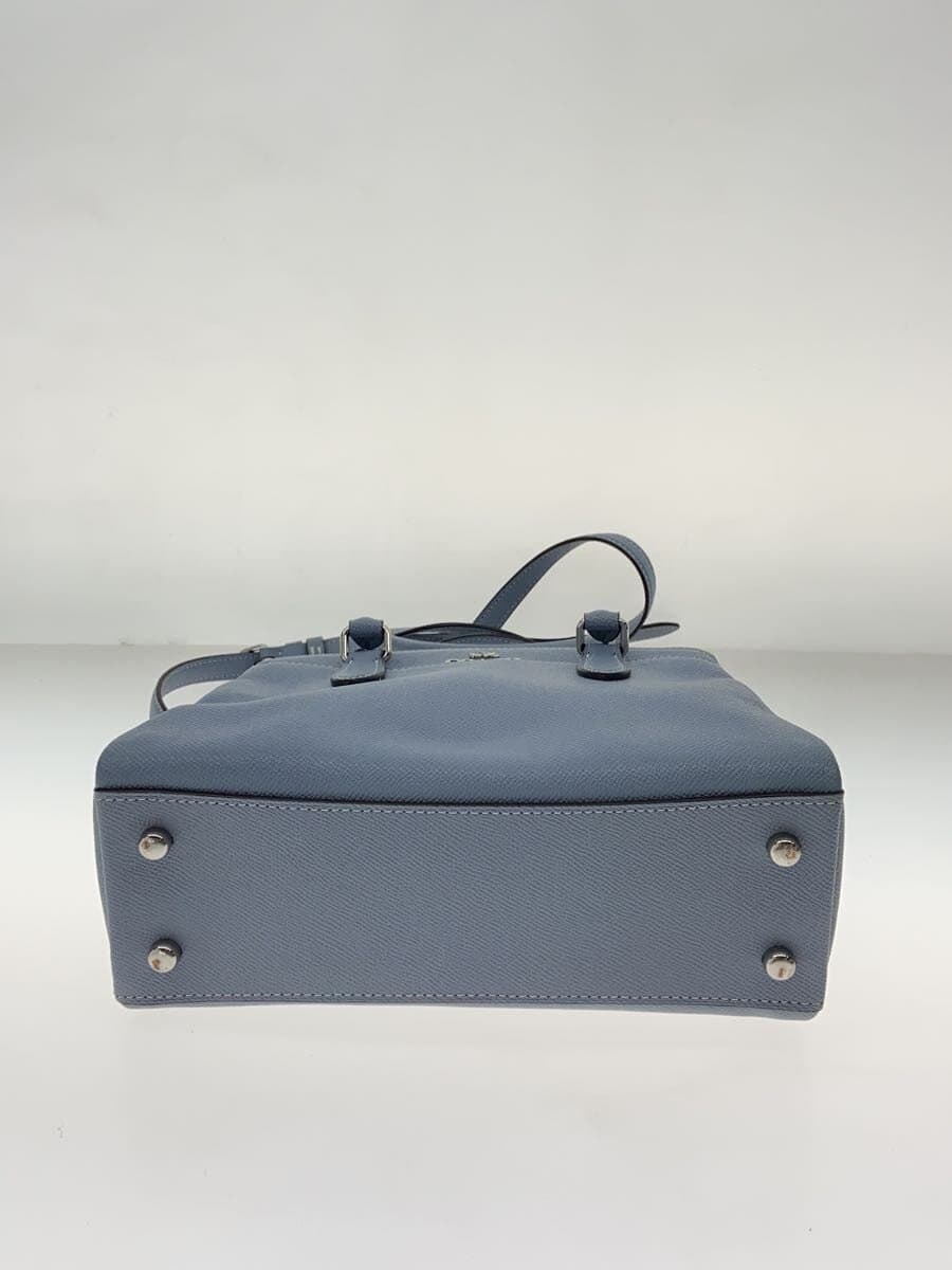 COACH Handbag Leather BLU H2379-CH297 4