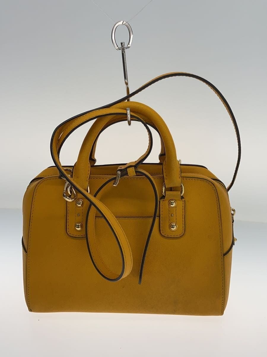 MICHAEL KORS Handbag Leather YLW Solid 35S3GSA1L 3