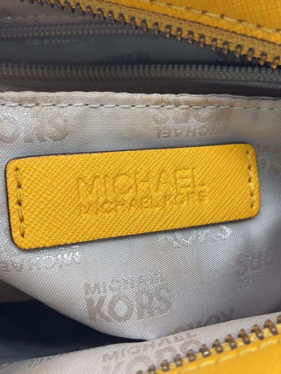 MICHAEL KORS Handbag Leather YLW Solid 35S3GSA1L 5
