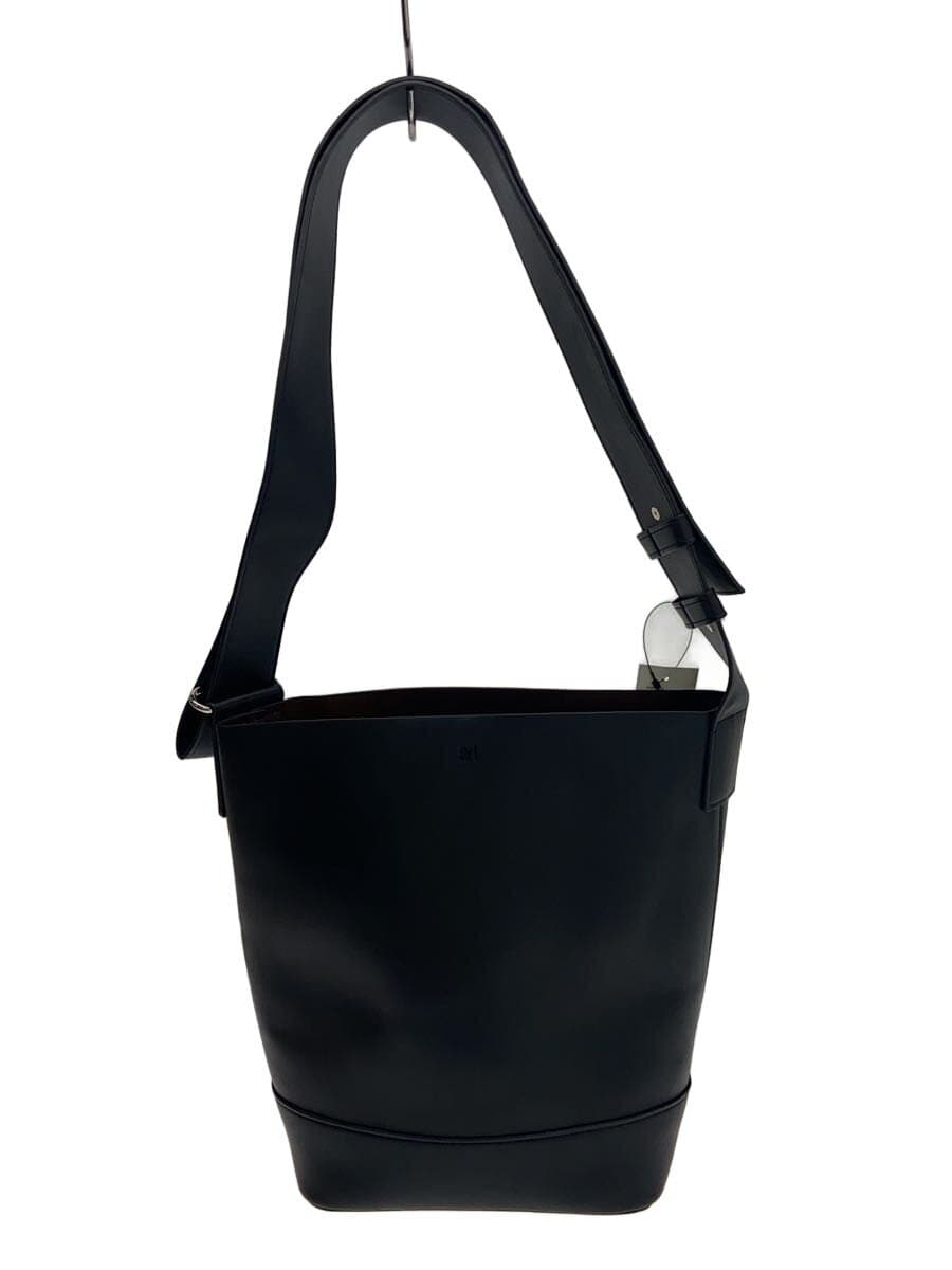Other Brand Shoulder Bag Leather BLK Solid