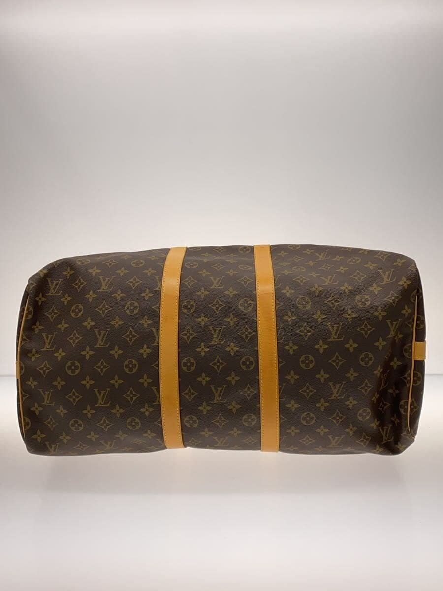 LOUIS VUITTON Keepall Bandoulière 55 Monogram Canvas PVC BRW M41414 4