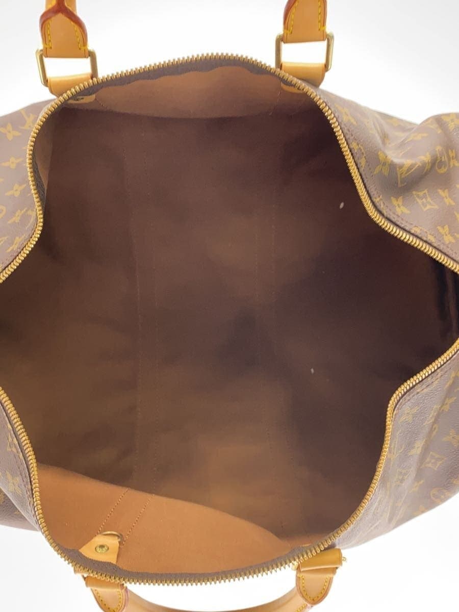 LOUIS VUITTON Keepall Bandoulière 55 Monogram Canvas PVC BRW M41414 6