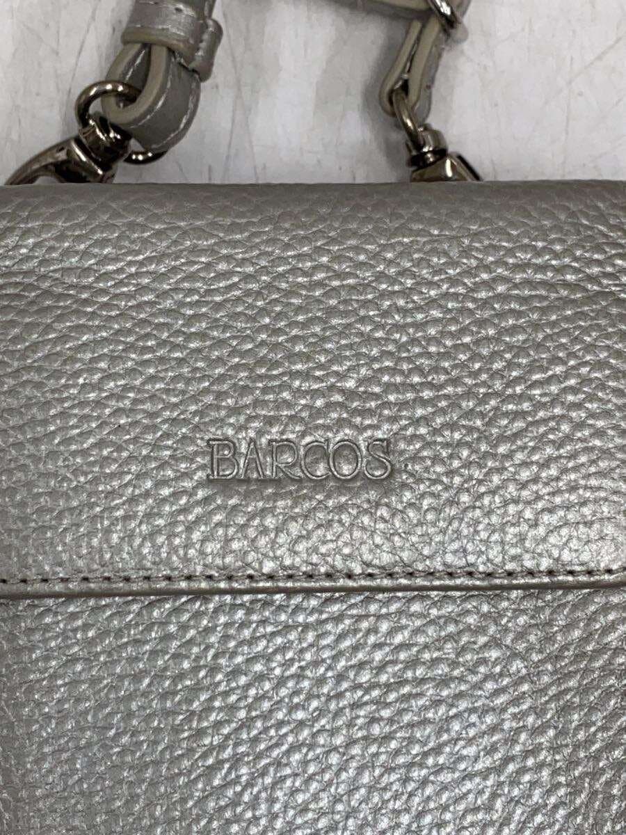 BARCOS Shoulder Bag Leather SLV 5