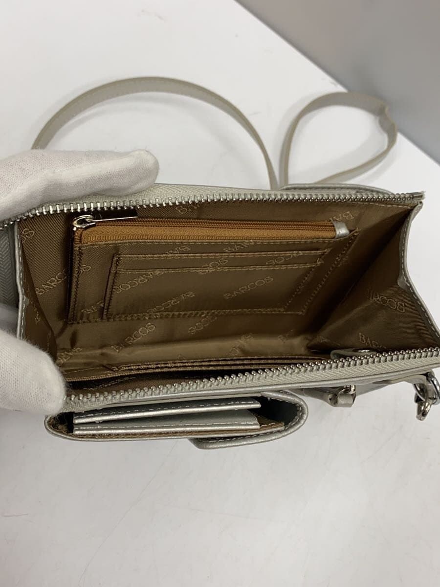 BARCOS Shoulder Bag Leather SLV 6