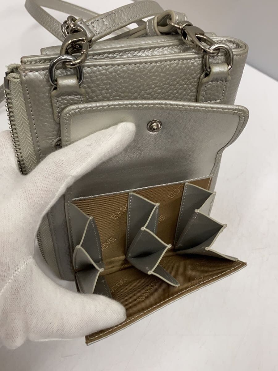 BARCOS Shoulder Bag Leather SLV 7