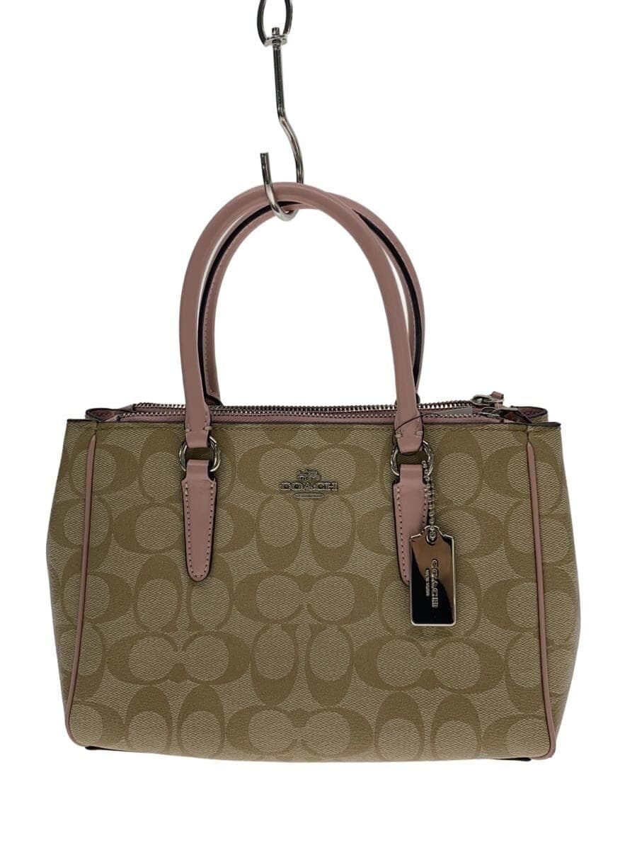 COACH handbag PVC BAG all-over pattern F67027