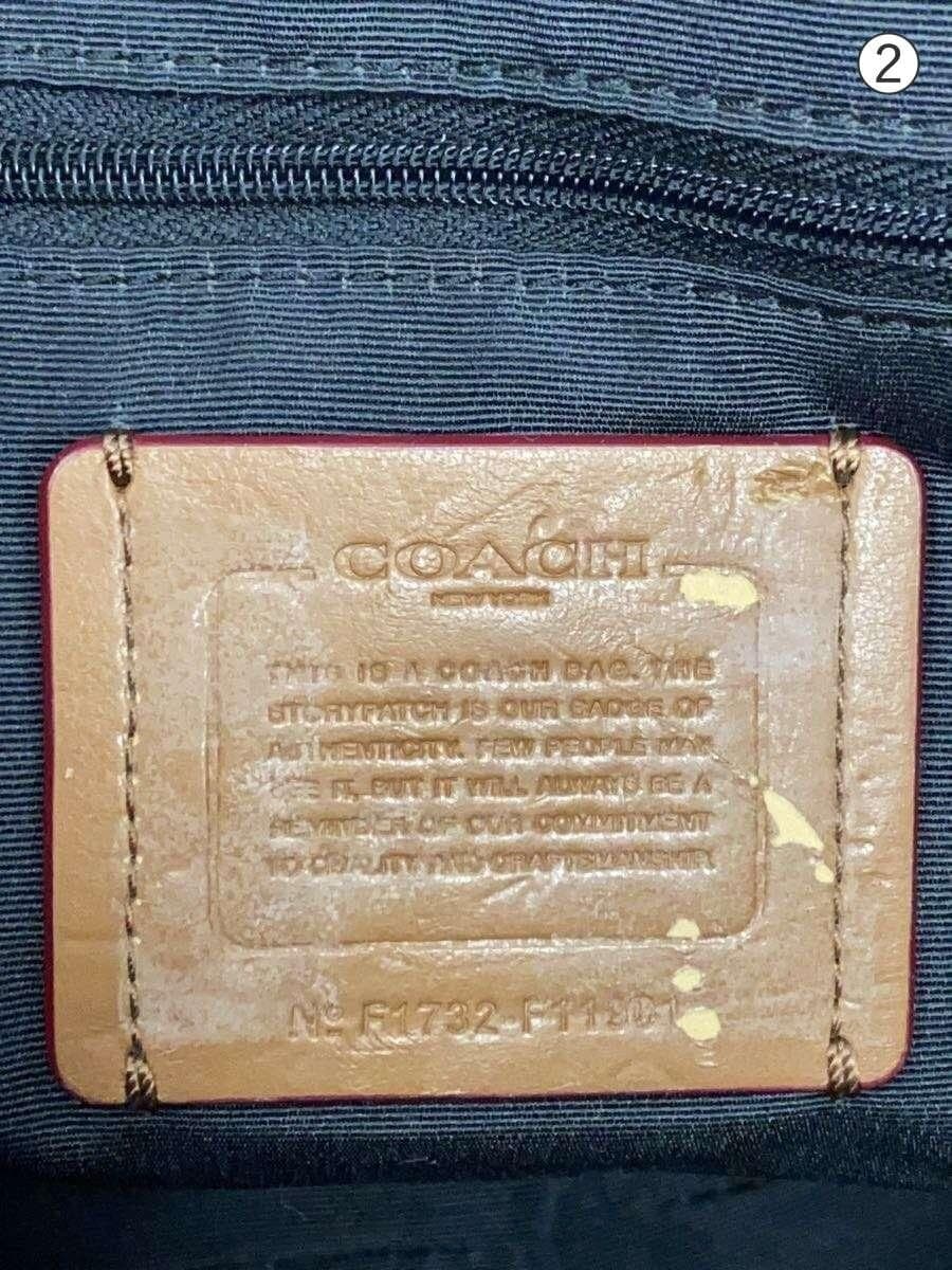 COACH Tote Bag PVC BLK All Over Pattern 7