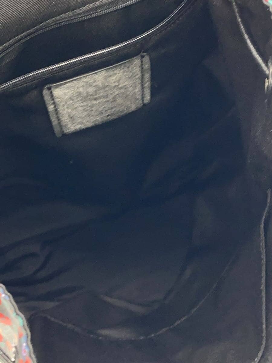 COACH Backpack Nylon Black Floral Pattern F5934 6