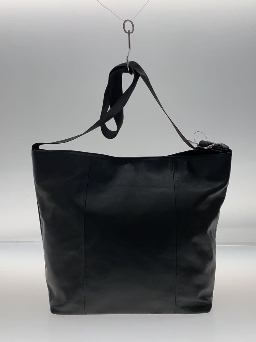 PACKING Shoulder Bag Leather BLK 3