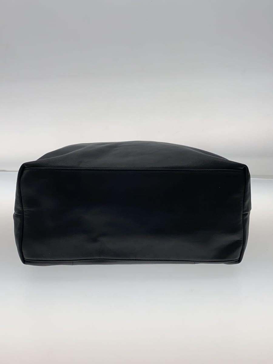 PACKING Shoulder Bag Leather BLK 4