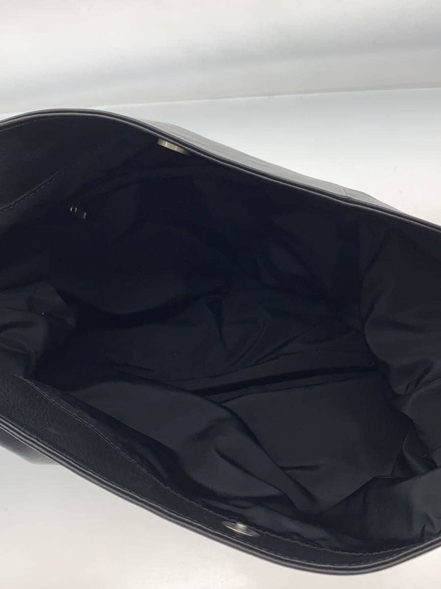 PACKING Shoulder Bag Leather BLK 6