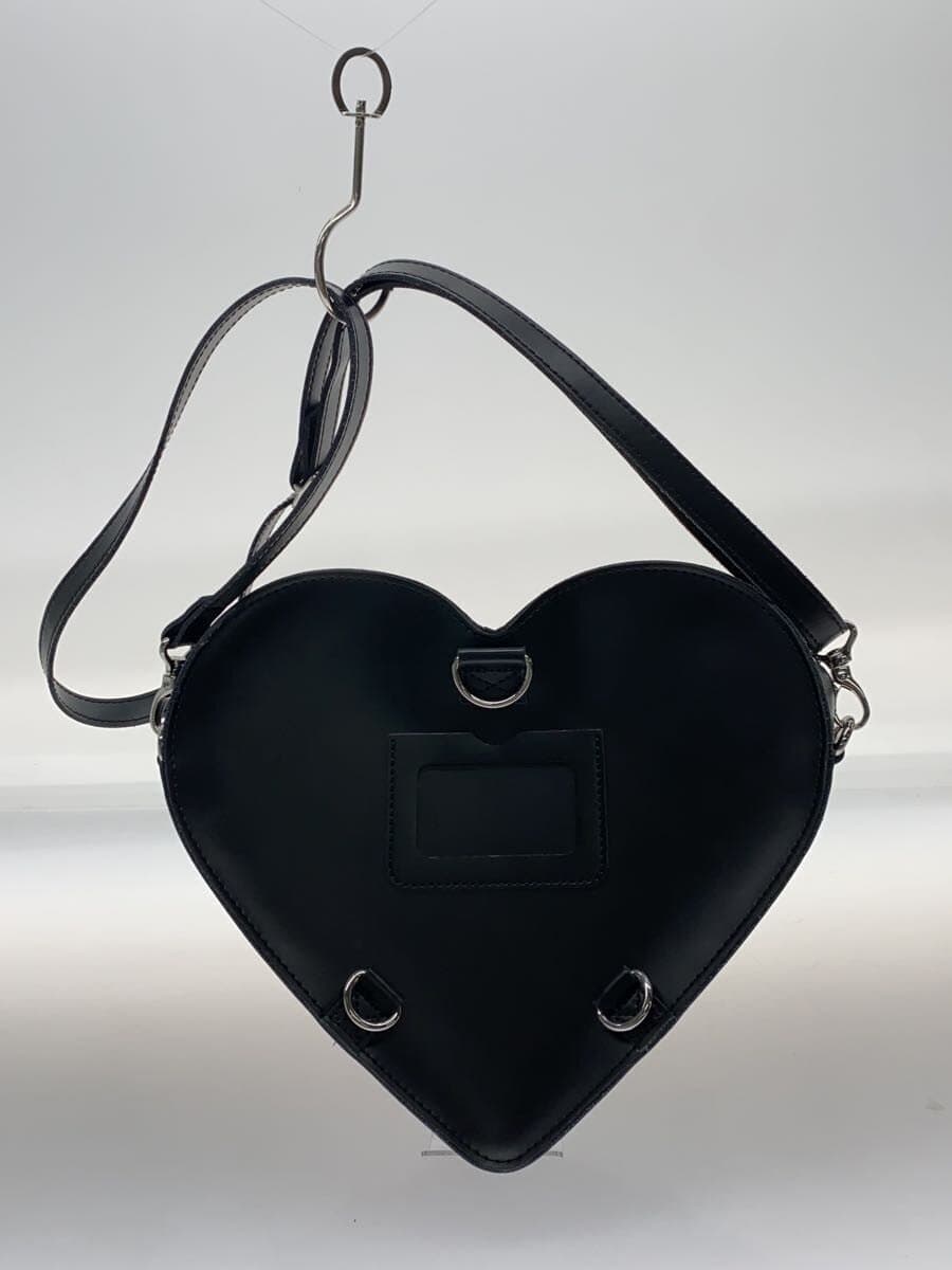 Dr. Martens 25SS Leopard Print Kiev Leather Heart-Shaped Bag BLK Leopard 3