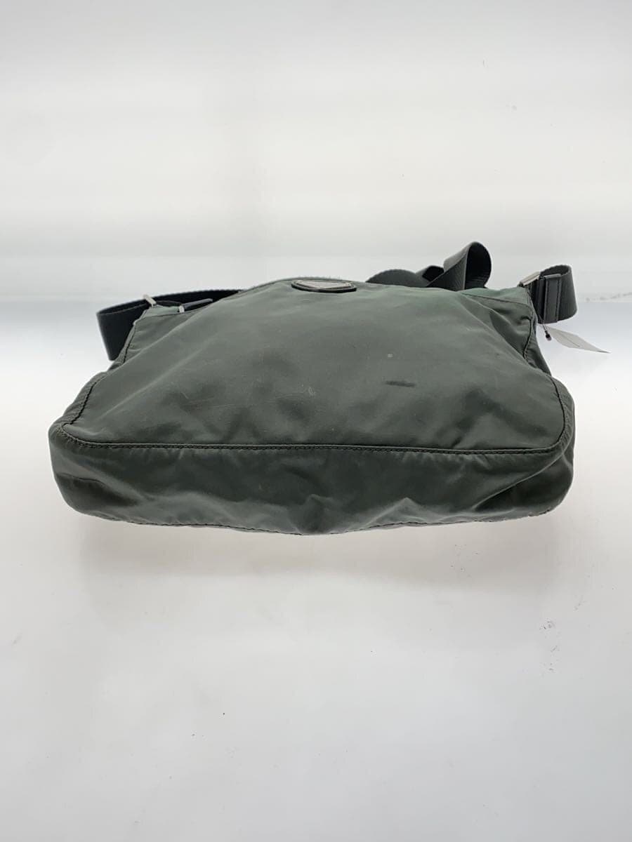 PRADA Shoulder Bag Nylon KHK 4