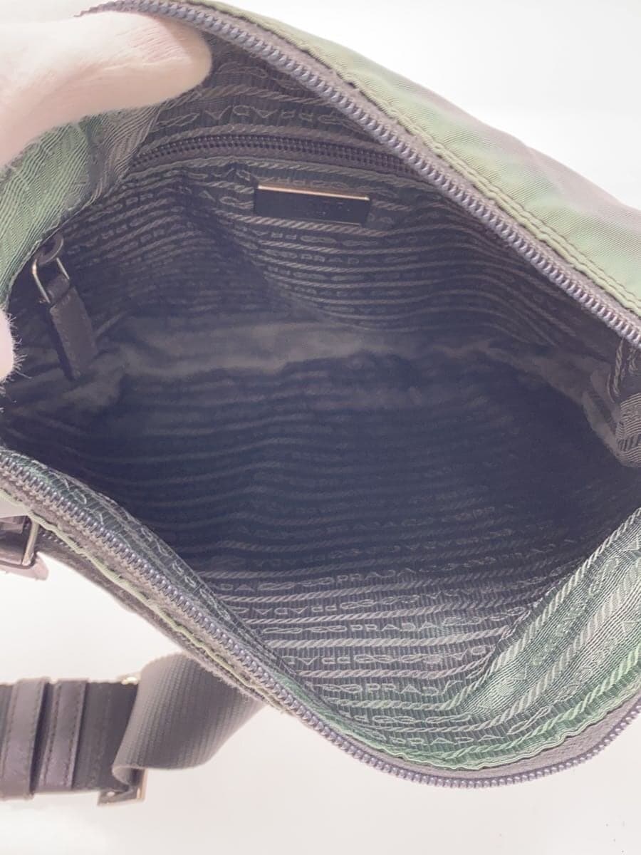PRADA Shoulder Bag Nylon KHK 6