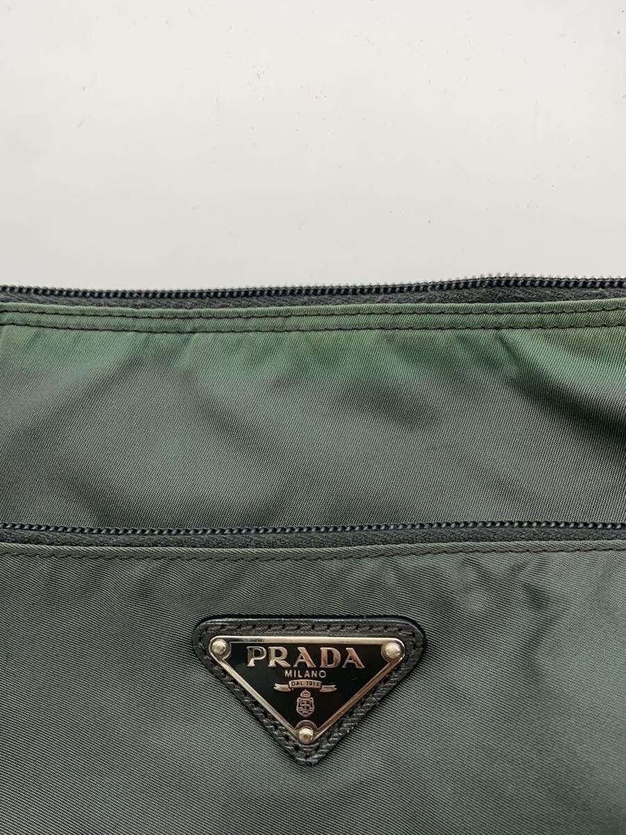 PRADA Shoulder Bag Nylon KHK 8