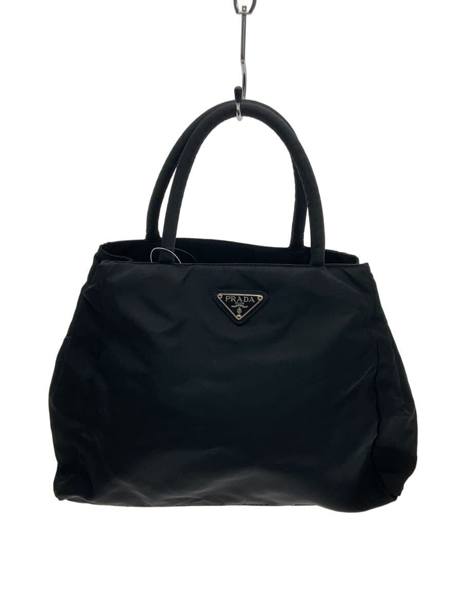 PRADA Handbag Nylon BLK
