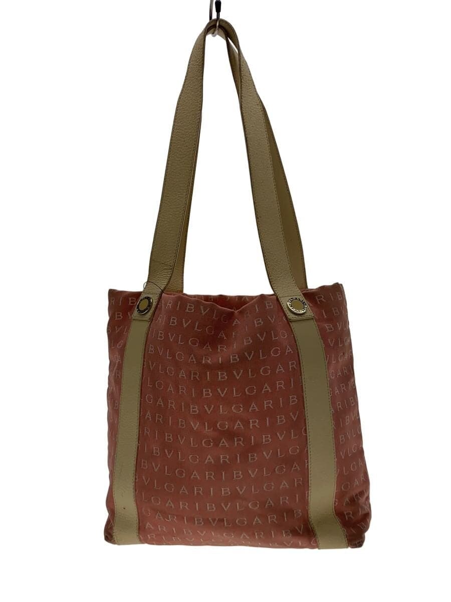BVLGARI handbag canvas PNK all-over pattern
